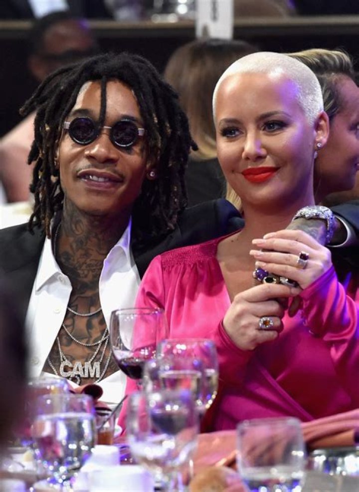 Amber Rose and Wiz Khalifa Pack on PDA at Pre-Grammys Party — See the Pics!