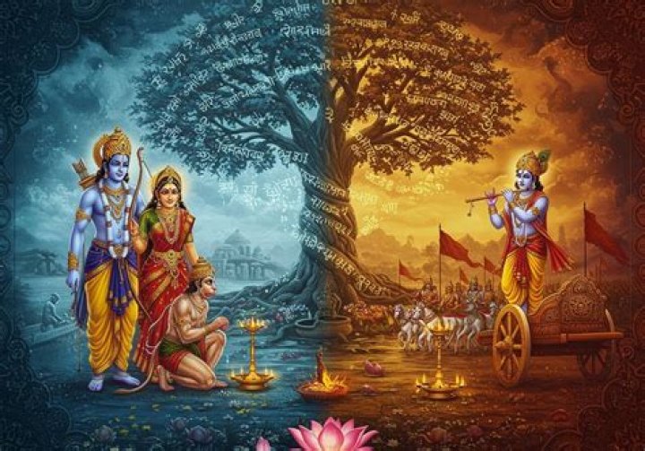 Are ramayana and mahabharata related?