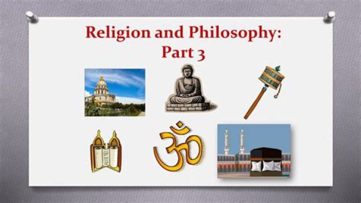 Are religion and philosophy?