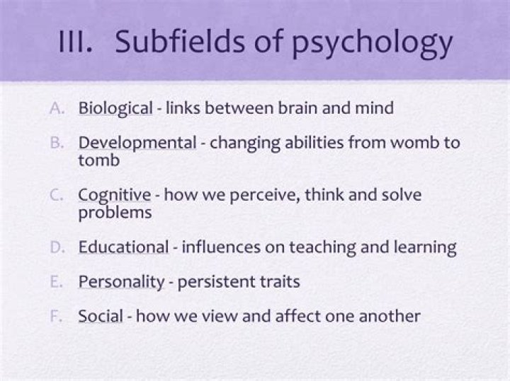 Are subfields based only on social factors?