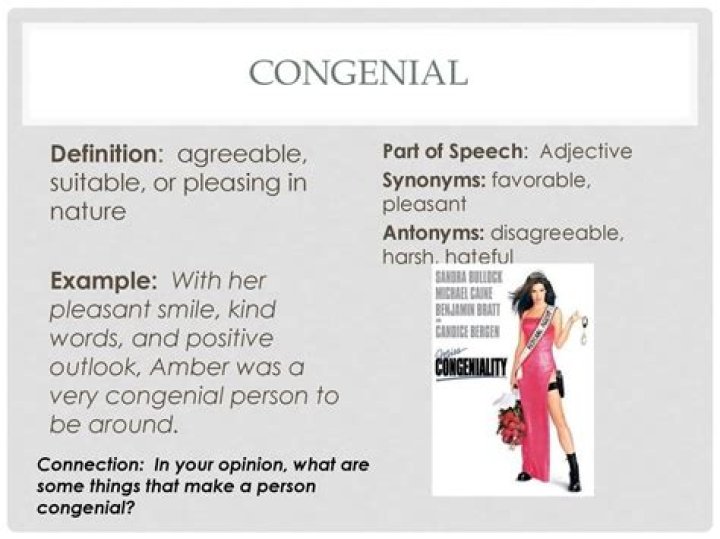 Are you a congenial person?