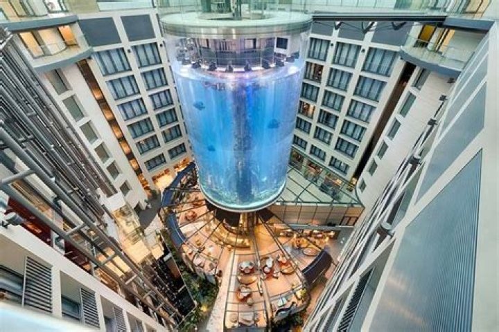 Berlin's AquaDom Tower, The World's Fishiest - And Coolest