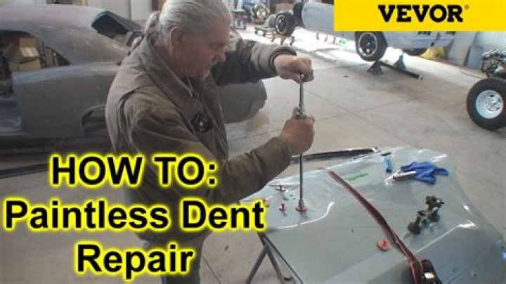 By paintless dent repair?