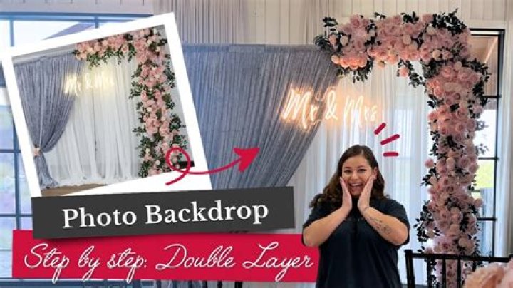 Can backdrop be a verb?