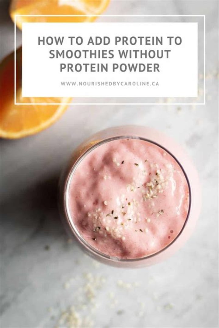 Can I add protein powder to a smoothie?