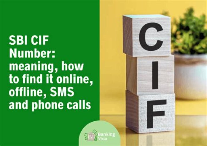 Can i get cif number through sms?