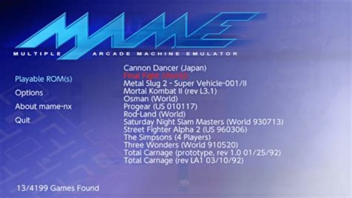 Can retropie run mame?