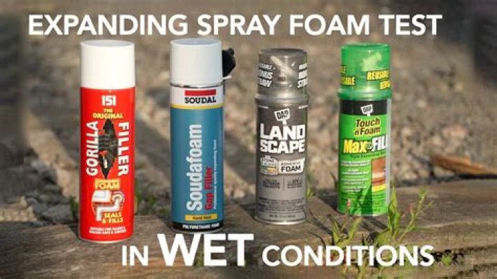 Can spray foam get wet?