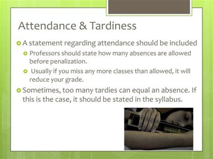 Can tardies equal absence?