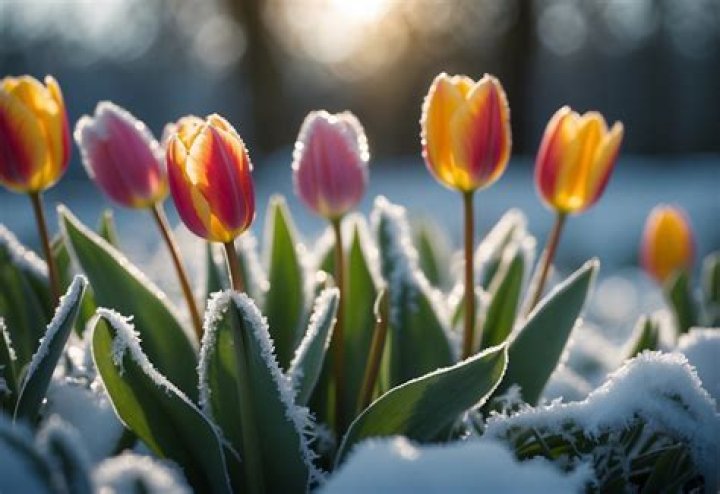 Can tulips survive frost?