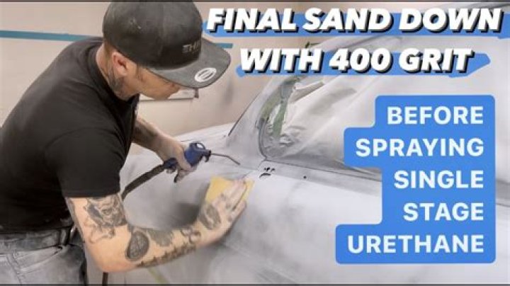Can you color sand single stage paint?