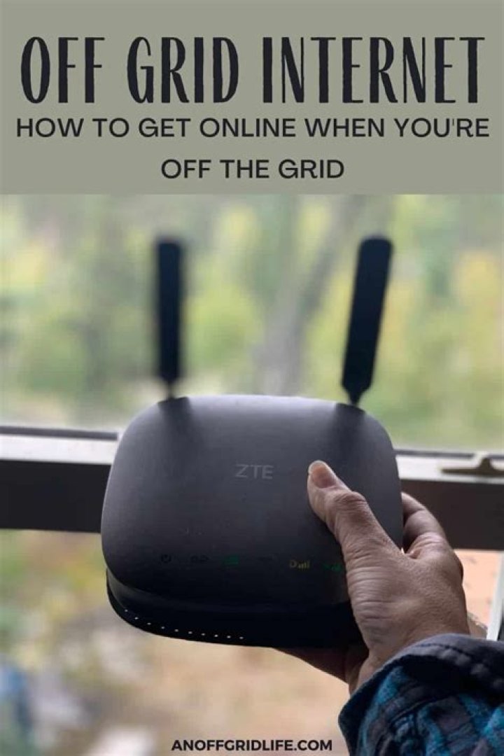 Can you get internet off grid?