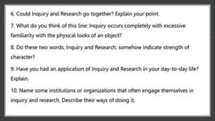 Could inquiry and research go together?