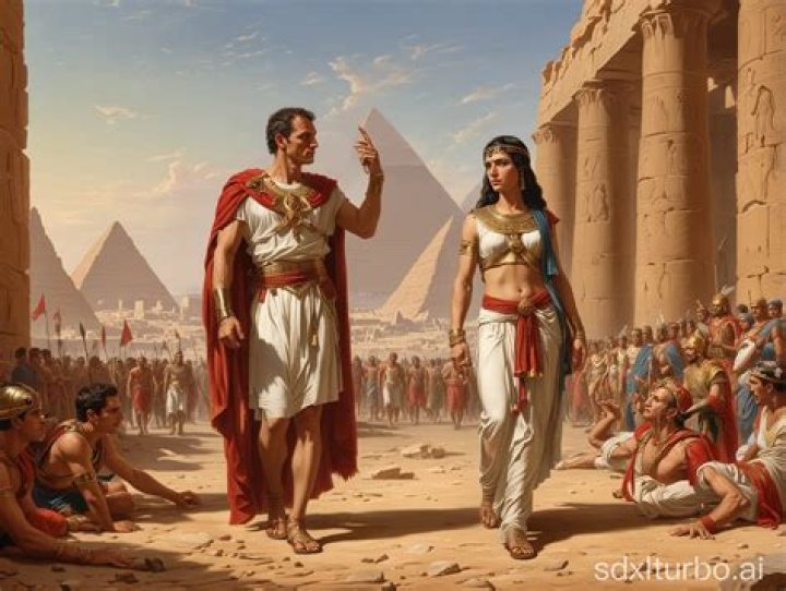 Did caesar marry cleopatra?