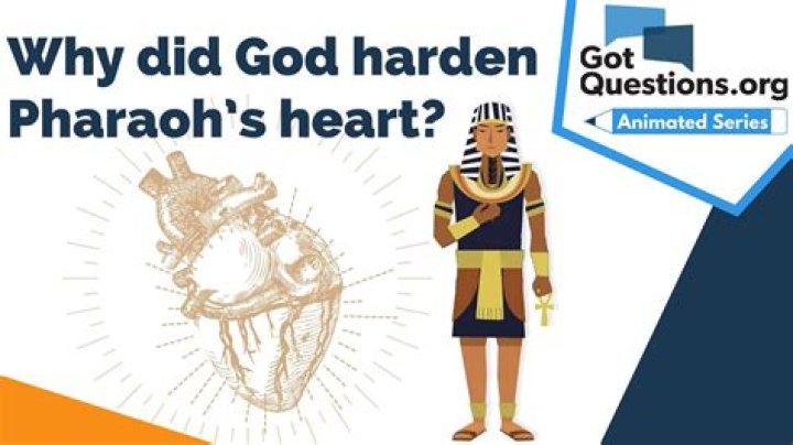 Did pharaoh hardened his own heart?