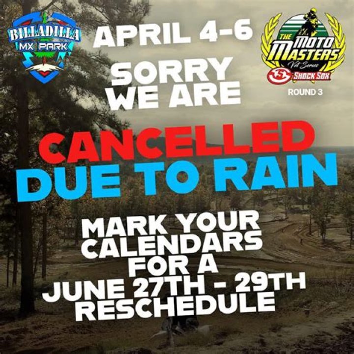 Did the masters get rescheduled?