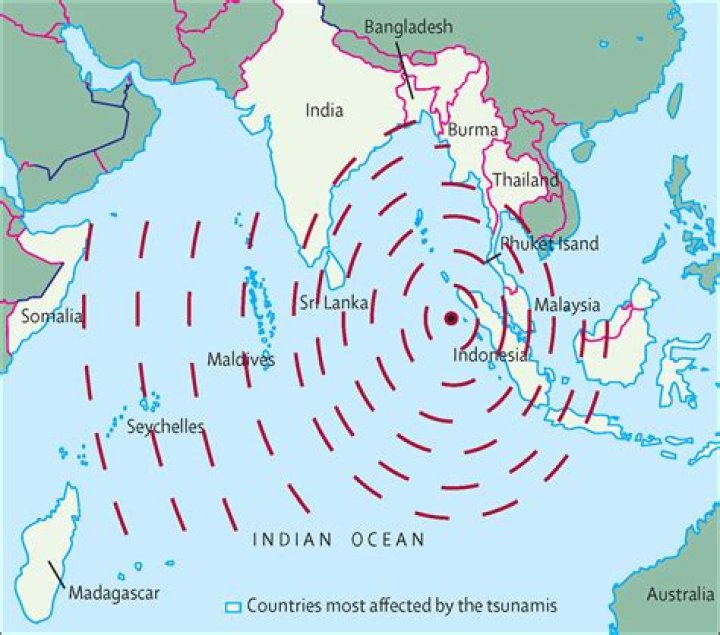 Did tsunami hit lakshadweep?