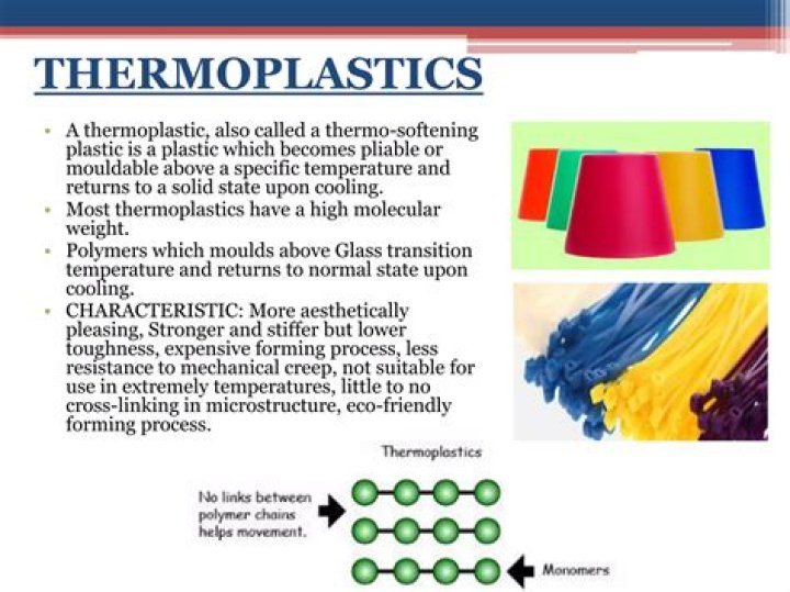 Do thermoplastics have cross links?