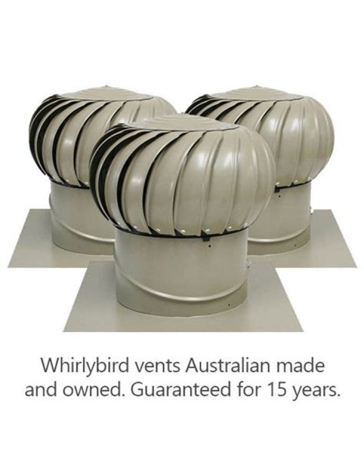 Do whirlybirds help with mould?