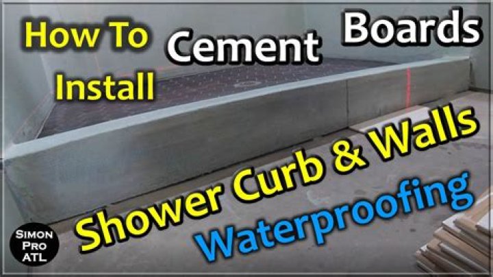 Does cement board have to be waterproofed?
