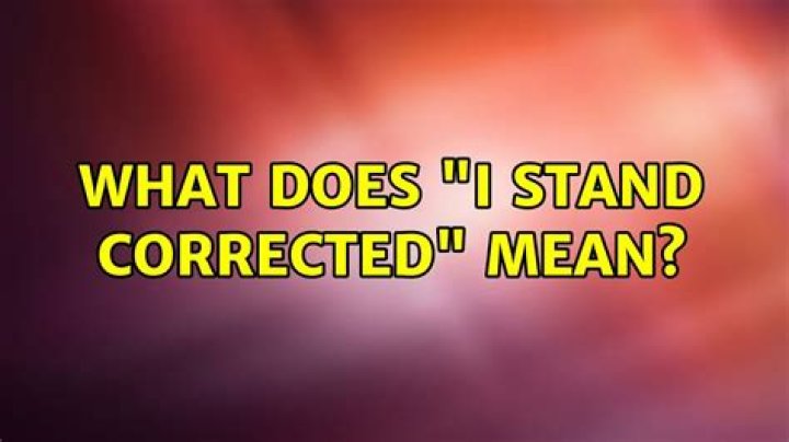 Does corrected title mean?