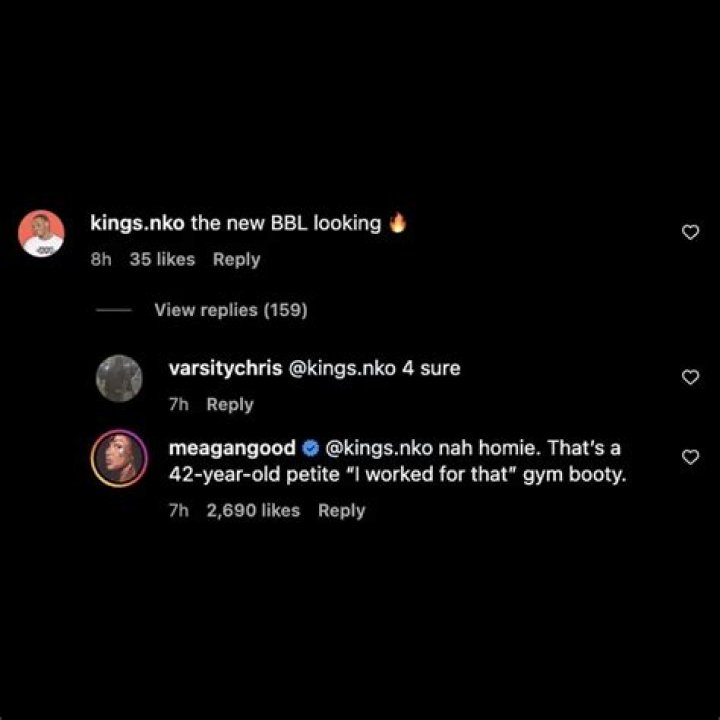 Does Meagan Good Have A BBL? Actress Responds To Speculation