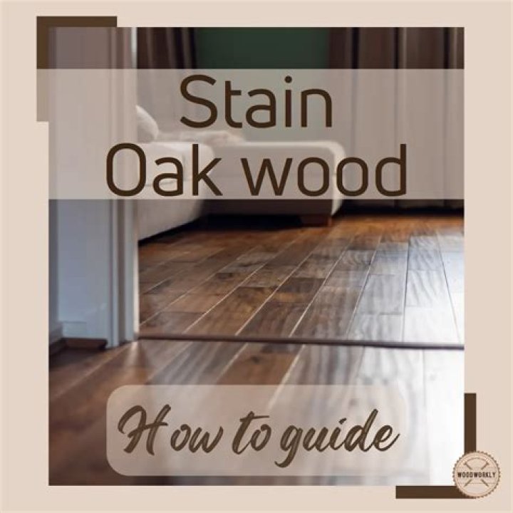 Does oak stain well?