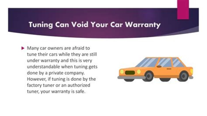 Does tuning void warranty australia?