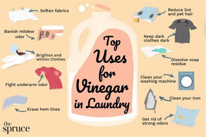 Does vinegar soften clothes?