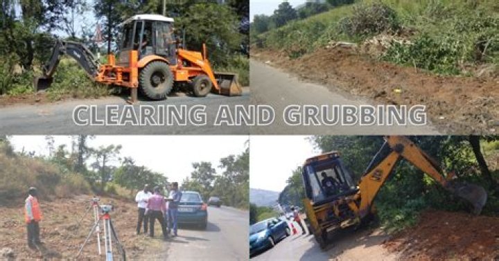 For clearing and grubbing?