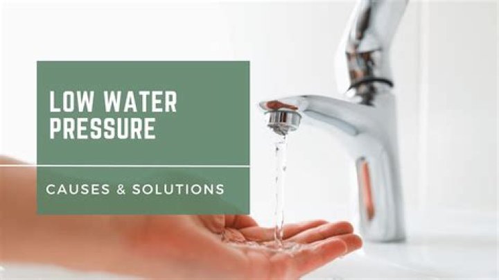 Has anglian water reduced water pressure?