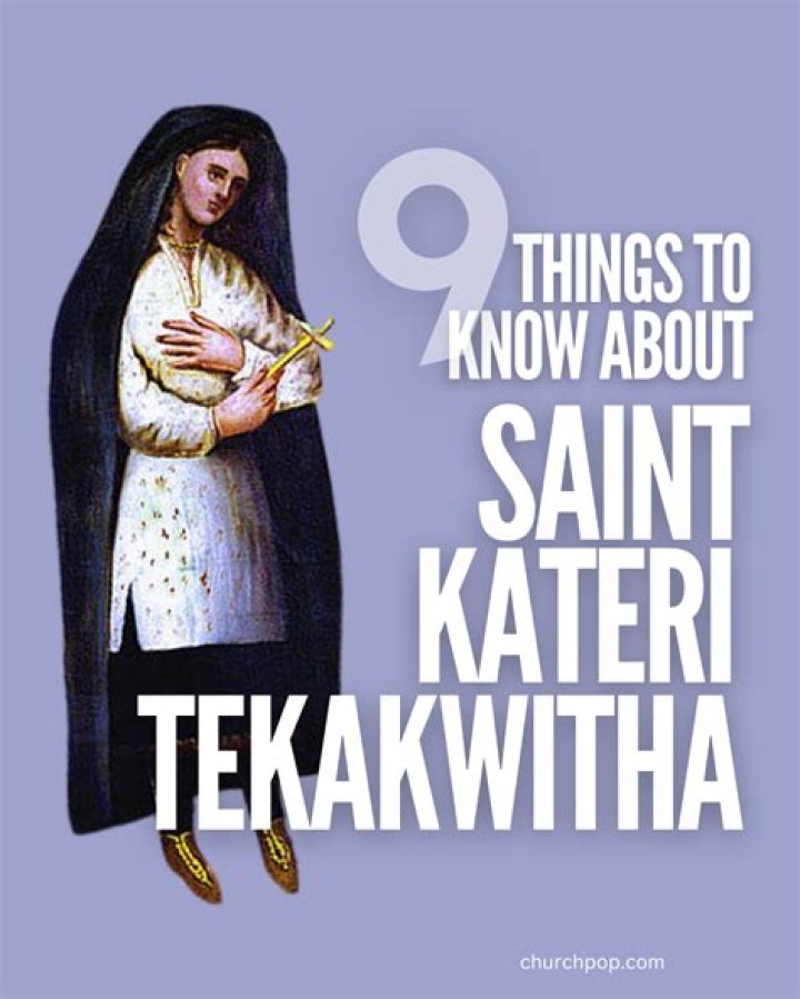 How did kateri tekakwitha become a saint?