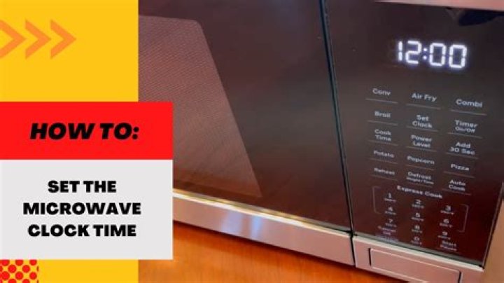 How do I set the clock on my Whirlpool Max microwave?