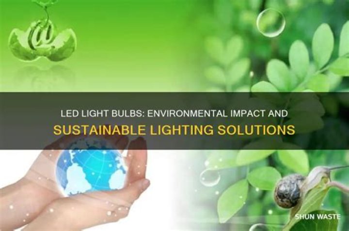 How do LED light bulbs affect the environment?