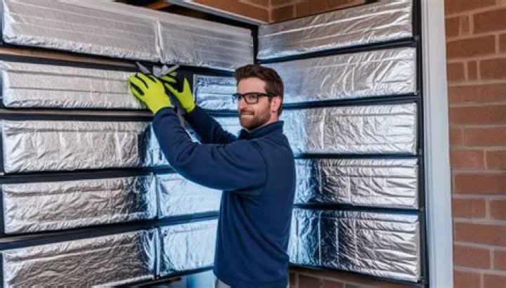 How do you insulate a sliding door for winter?