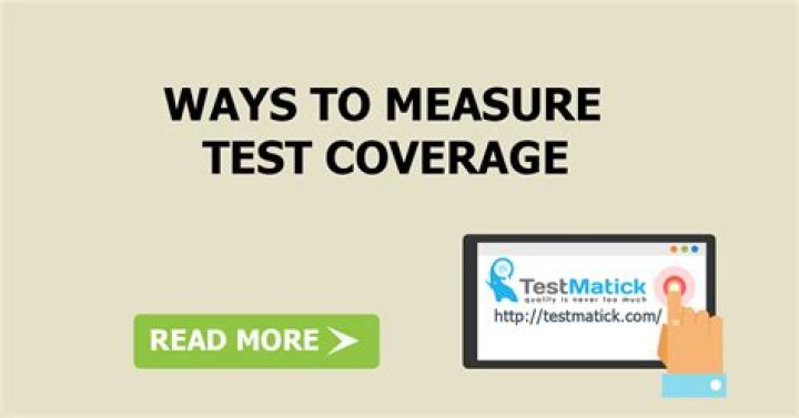 How do you measure test coverage?