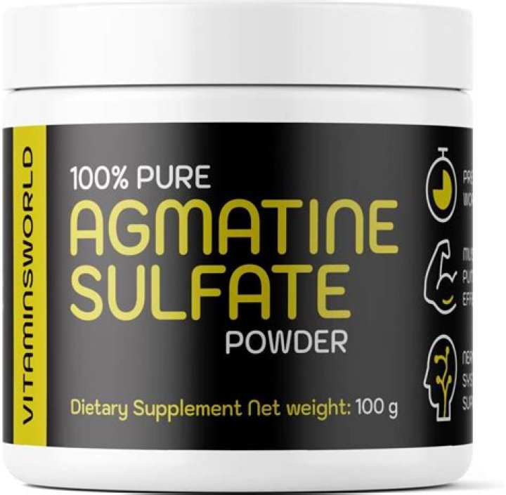 How do you take Agmatine sulfate powder?