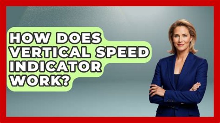 How does vertical speed indicator work?