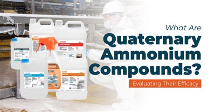How quaternary ammonium compounds work?