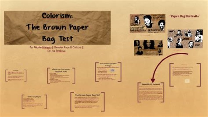 How The Brown Paper Bag Test Reinforced Colorism In Jim Crow America