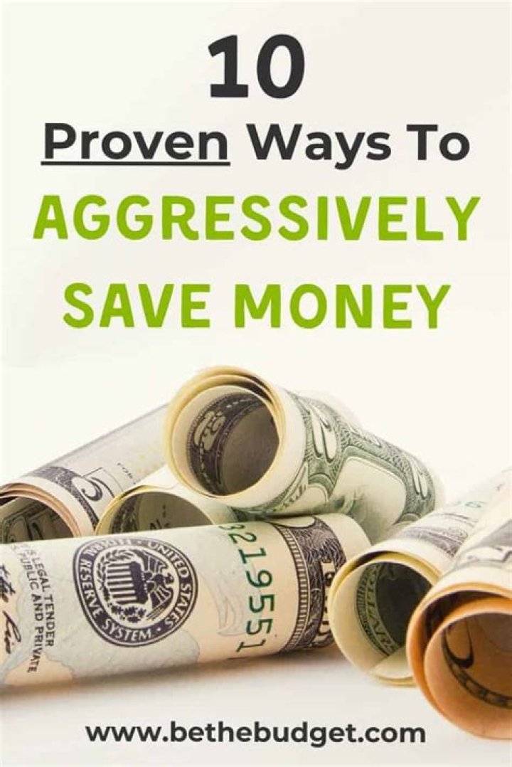 How to aggressively save money?