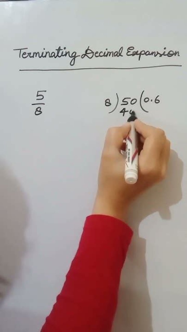 How to find terminating decimal expansion?