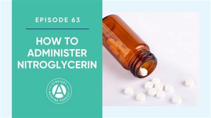 How to get nitroglycerin pills?