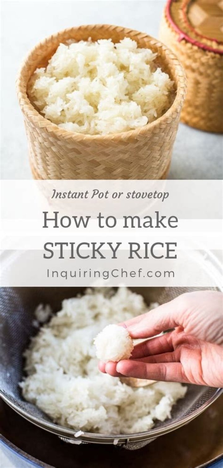 How to make sticky rice stickier?