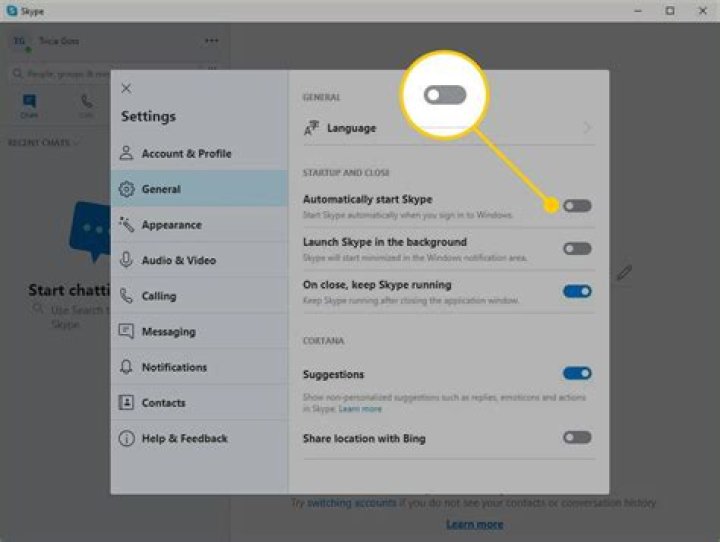 How to stop skype autoloading?