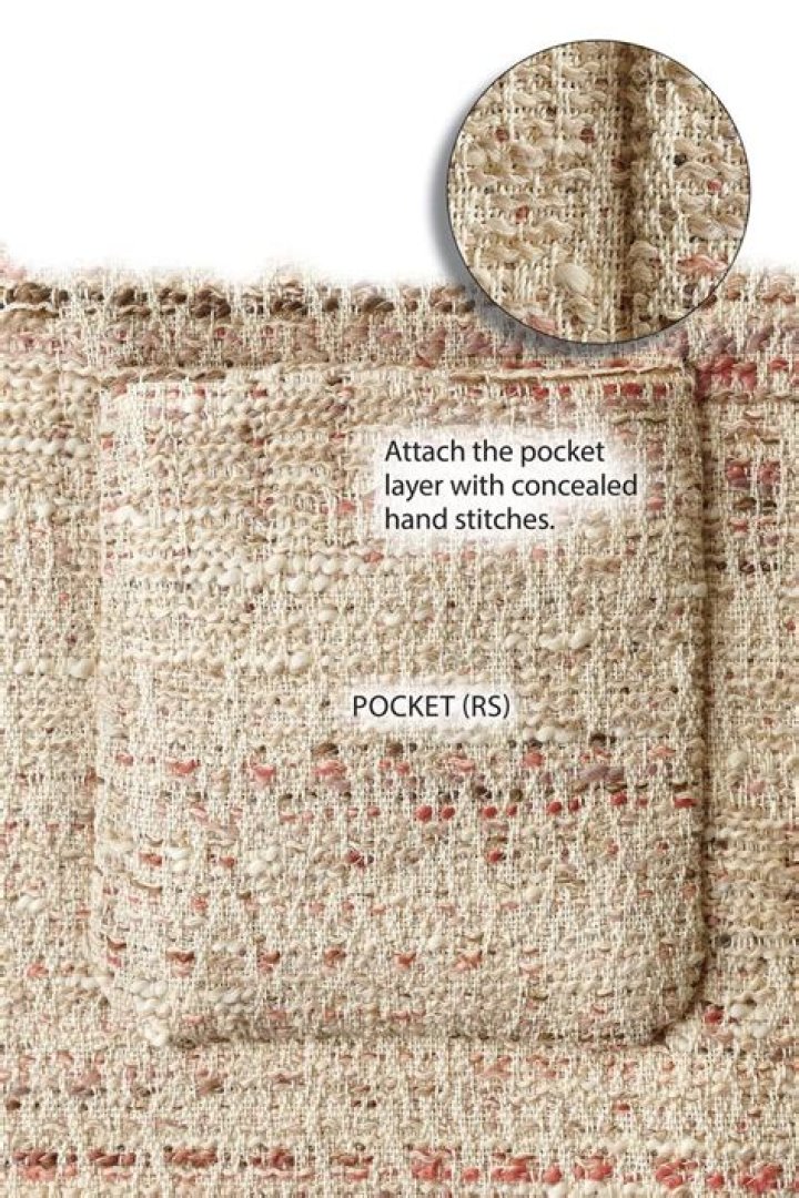 How will you construct a well-sewn pocket?