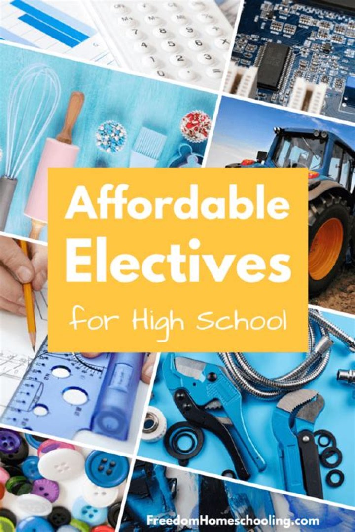 In high school what are electives?