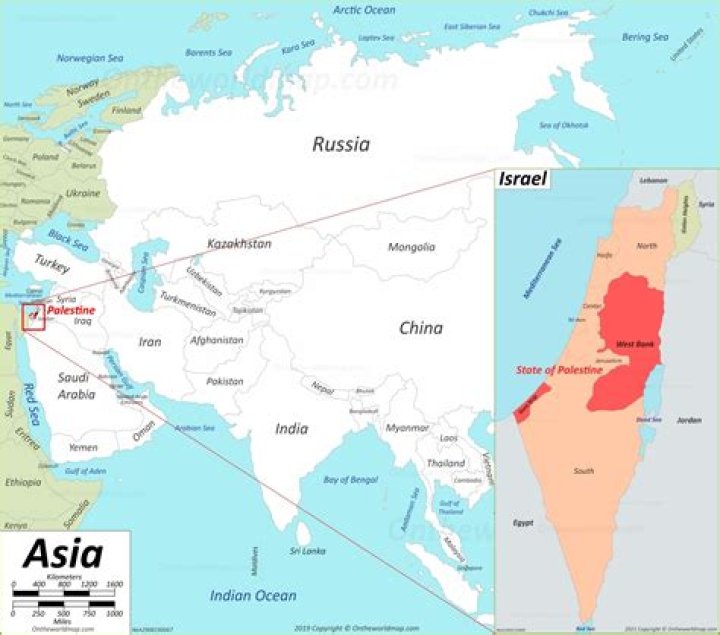 Is palestine in asia?