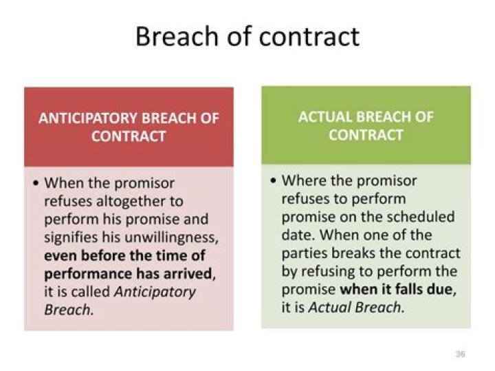 Is substantial performance a breach of contract?