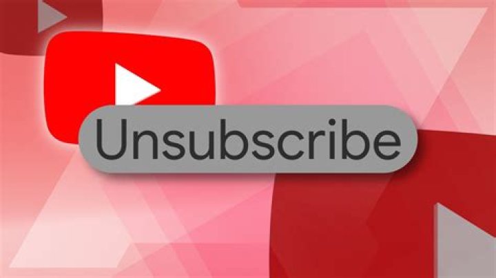 Is youtube actually unsubscribing me?